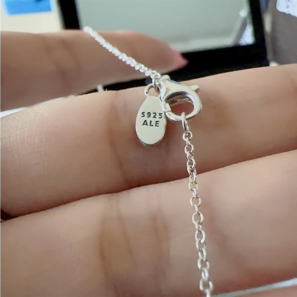 Pandora Silver Heart and Butterfly Necklace - Picture 4 of 10